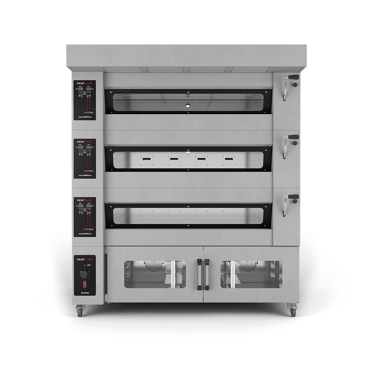 Inoxclass M-1203E Taş Tabanlı Fırın, Elektrikli, 8 Tepsi 40x60 cm-EKMEK FIRINLARI - Demasan
