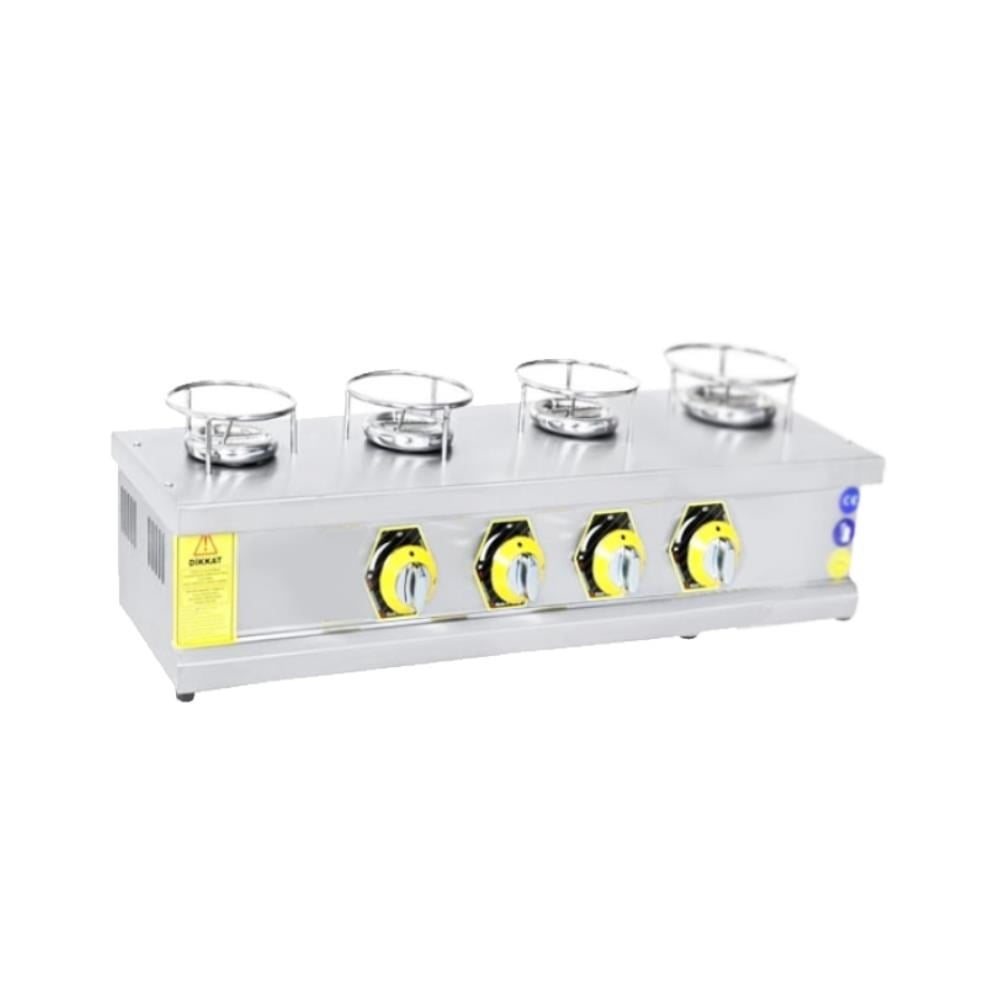 Inoxmaster 4'lü Künefe Ocağı Gazlı/LPG - İMR-KNFOGT-4