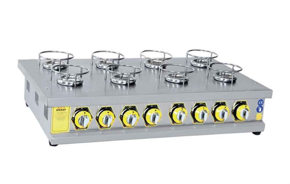 Inoxmaster 8'li Künefe Ocağı Gazlı/LPG - İMR-KNFOG-8