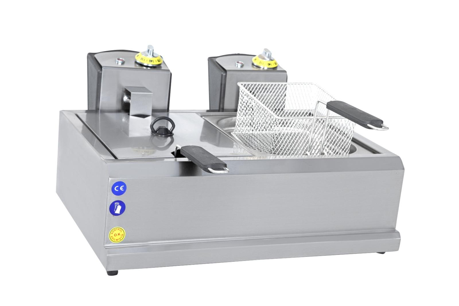 Inoxmaster Profesyonel Elektrikli Ekonomik Fritöz 5 Litre - İMR-FE-5 (Paslanmaz Gövde) FRİTÖZLER
