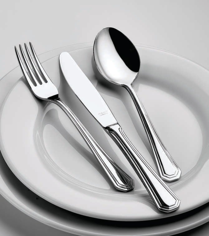 Kılıçlar Orion Tatlı Kaşığı, 2,5 mm, 1 Düzine (12 Adet)-Çatal, Bıçak ve Kaşık Takımları - Demasan
