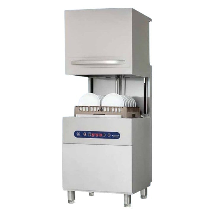 Maksan DW-1000-DT Dijital Giyotin Tip Bulaşık Yıkama Makinesi-GİYOTİN TİP BULAŞIK MAKİNALARI - Demasan
