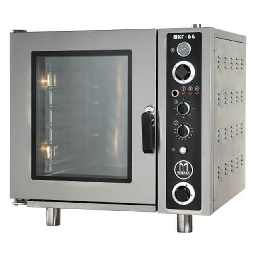 Maksan MKF-6G Gazlı Konveksiyonlu Patisserie Fırını, 6 Tepsi (600x400 / GN 1/1)-PATİSSERİE FIRINLARI - Demasan
