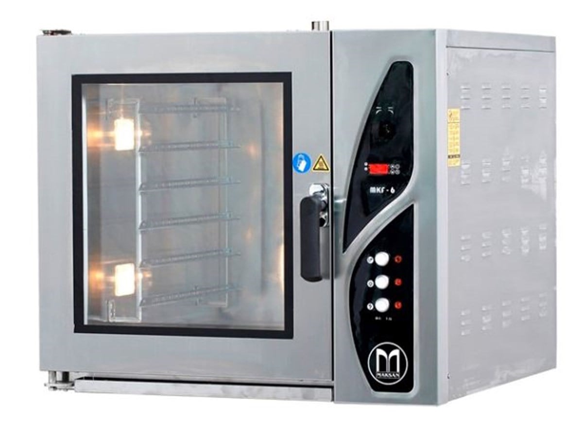 MKF6- Maksan 6Tepsili Elektrikli Konveksiyonel Patisserie Fırını Analog 