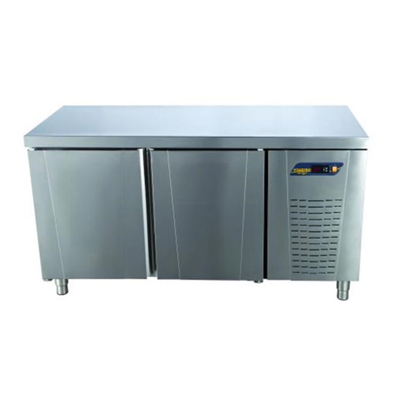 Ndustrio Tezgah Tipi Gastronorm 2 Kapılı Buzdolabı, Sırtsız TPG-72-WOBS
