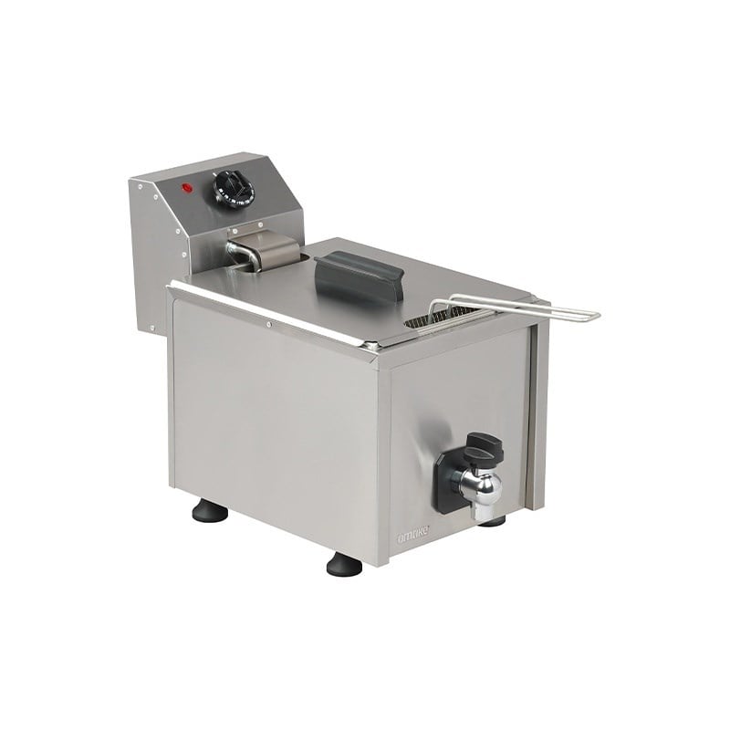 Omake Elektrikli Fritöz FRT12.E11 10 Lt. Tahliyeli-ELEKTRİKLİ FRİTÖZLER - Demasan

