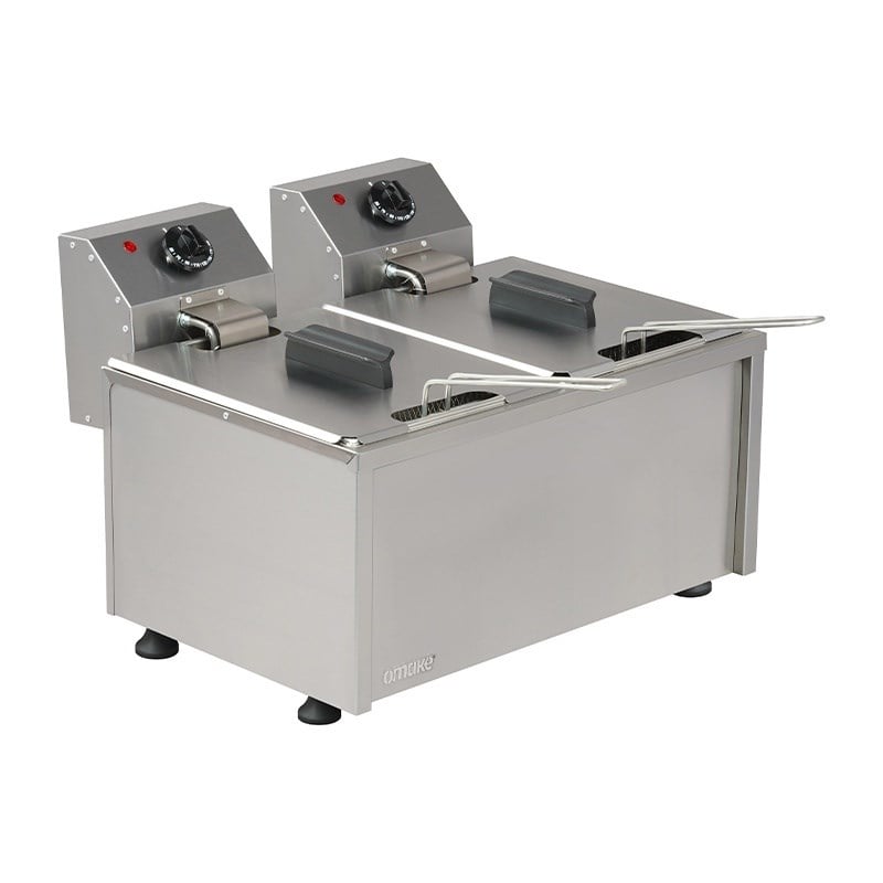Omake Elektrikli Fritöz FRT12.E21 10+10 Lt.-ELEKTRİKLİ FRİTÖZLER - Demasan

