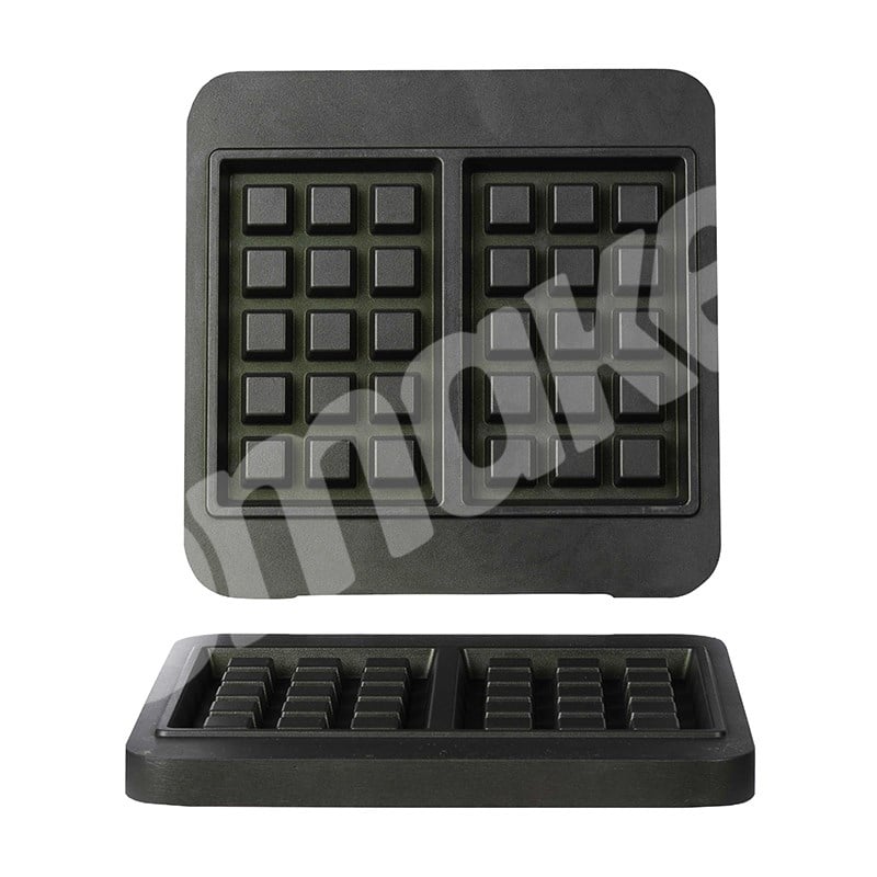 Omake Kare Waffle Kalıbı WFL21 Brüksel 4x6-WAFFLE PİŞİRİCİLER - Demasan
