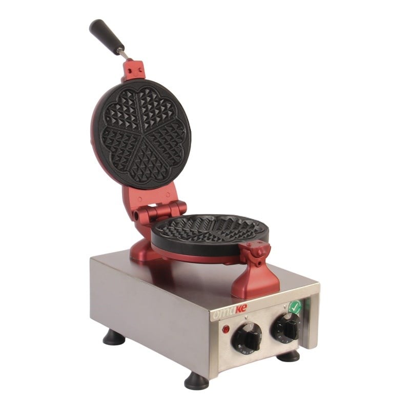 Omake Waffle Makinesi WFL01.E12 Kalp Ø170-WAFFLE PİŞİRİCİLER - Demasan

