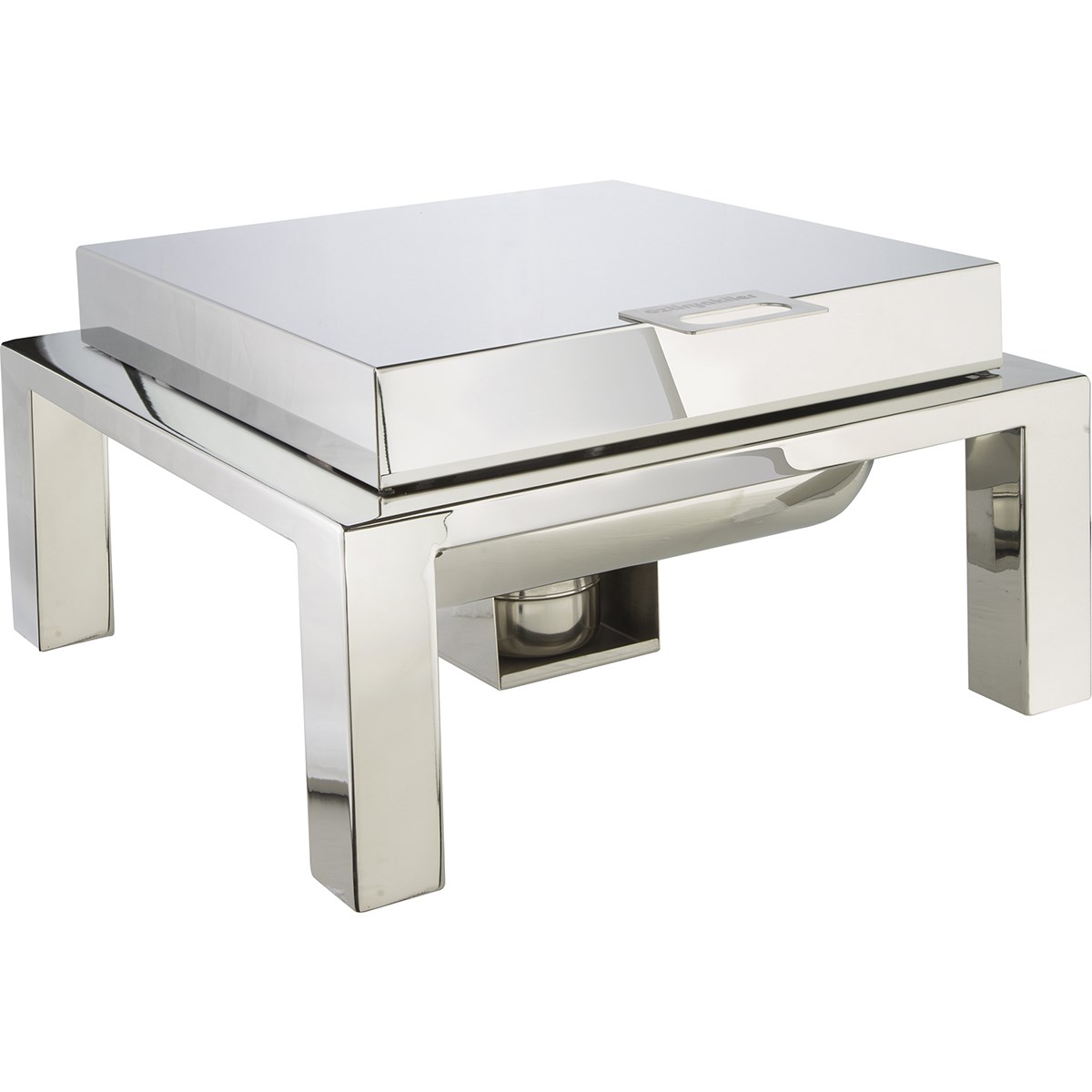 Öztiryakiler 6 Lt Chafing Dish 2/3 Ayaklı CDSQ60SL-M-Chafing Dish ve Açık Büfe Üniteleri - Demasan
