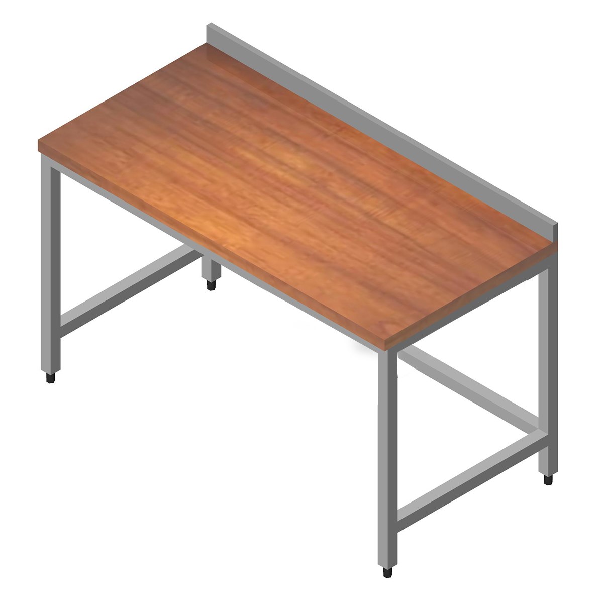Öztiryakiler Çalışma Tezgah Ahşap Tablalı Taban Rafsız 120x70-Standard Work Table - Demasan
