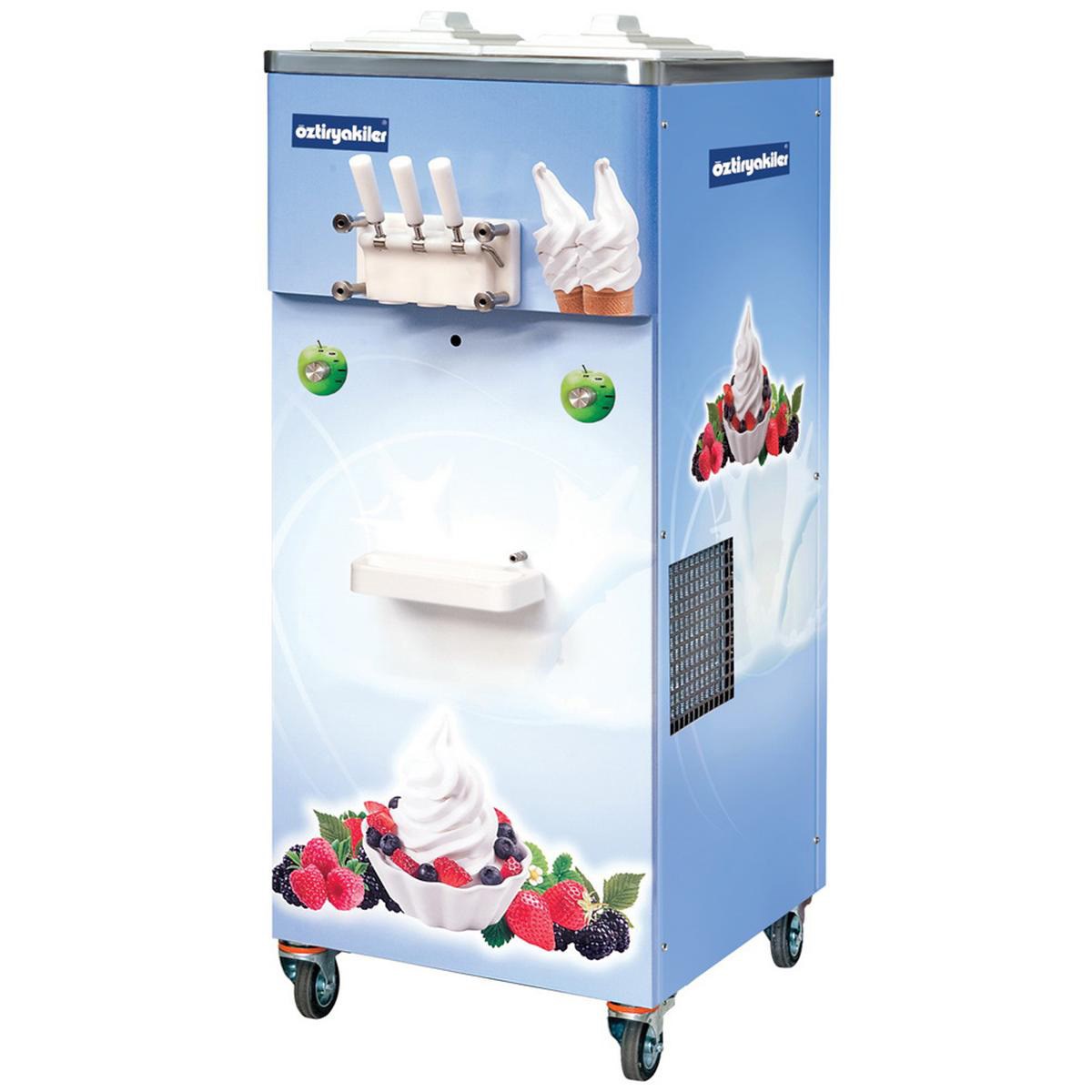 Öztiryakiler Dondurma Makinesi 3 Kollu 2x10 Pompalı OEF4000P-SOFT DONDURMA MAKİNELERİ  - Demasan
