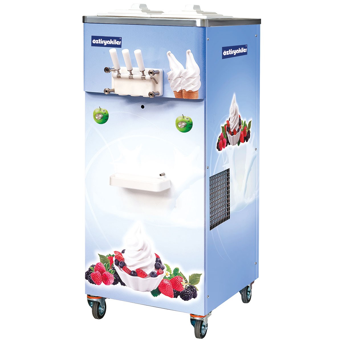 Öztiryakiler Dondurma Makinesi 3 Kollu 2x6LT OEF4000-SOFT DONDURMA MAKİNELERİ  - Demasan
