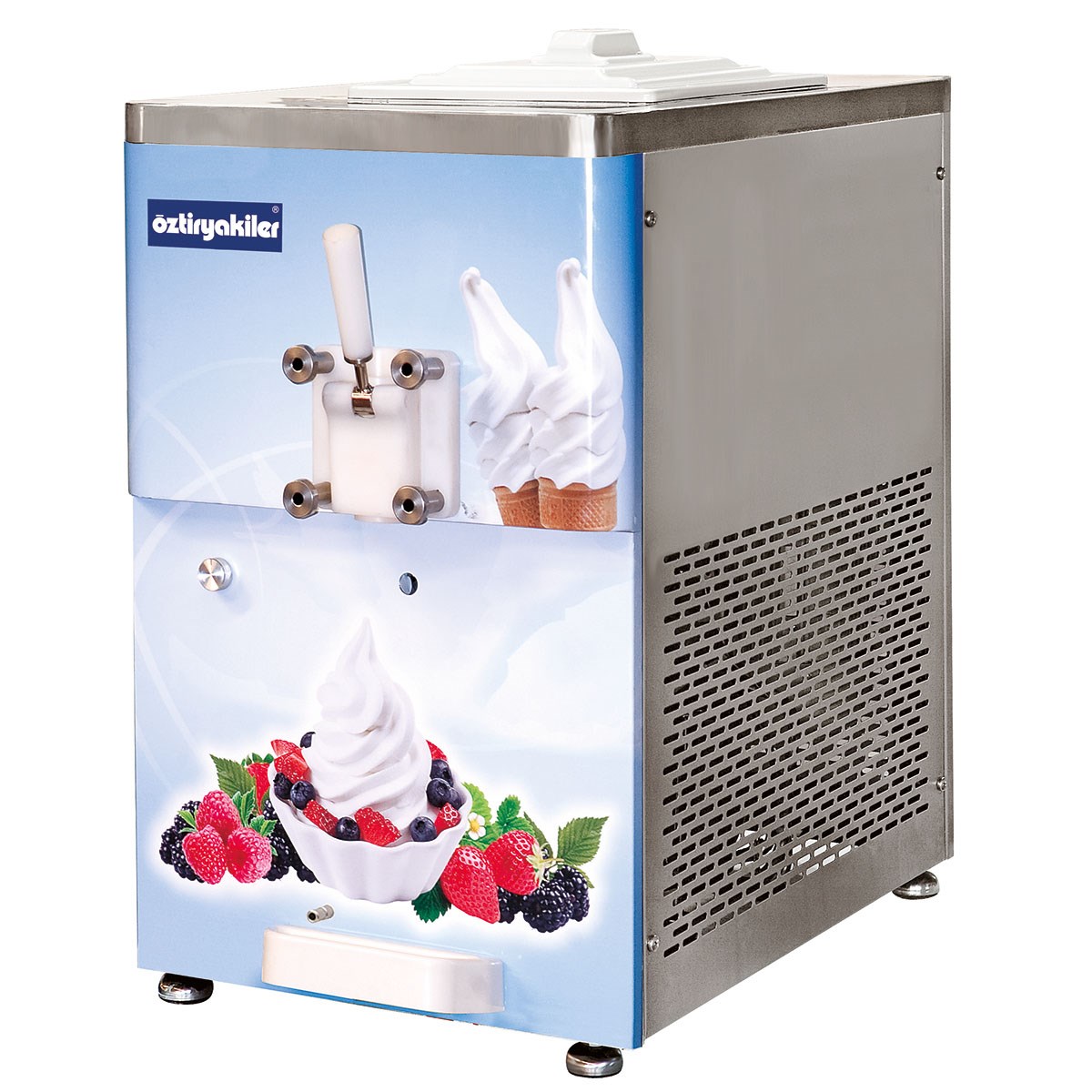 Öztiryakiler Dondurma Makinesi Set Üstü Tek Kollu 8LT OEF1500-SOFT DONDURMA MAKİNELERİ  - Demasan
