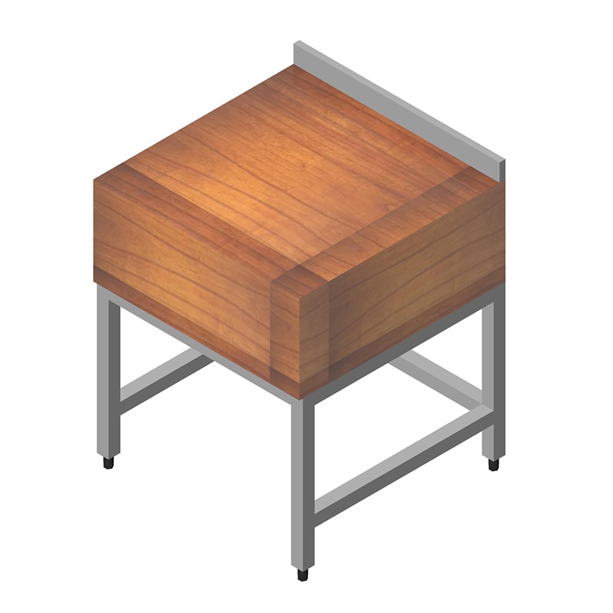 Öztiryakiler Et Kutugu Ahşap Tablalı 70x70-Standard Work Table - Demasan
