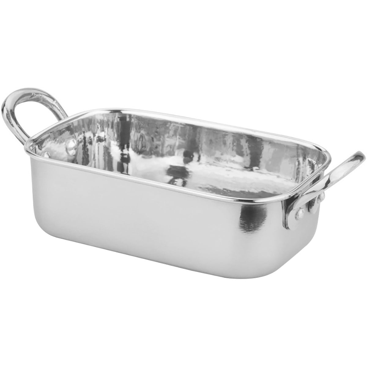 Öztiryakiler Gurmeaid Mini Çelik Dikdörtgen Tencere 14.5x9.5x4.5 cm-GIDA SERVİS EKİPMANLARI - Demasan
