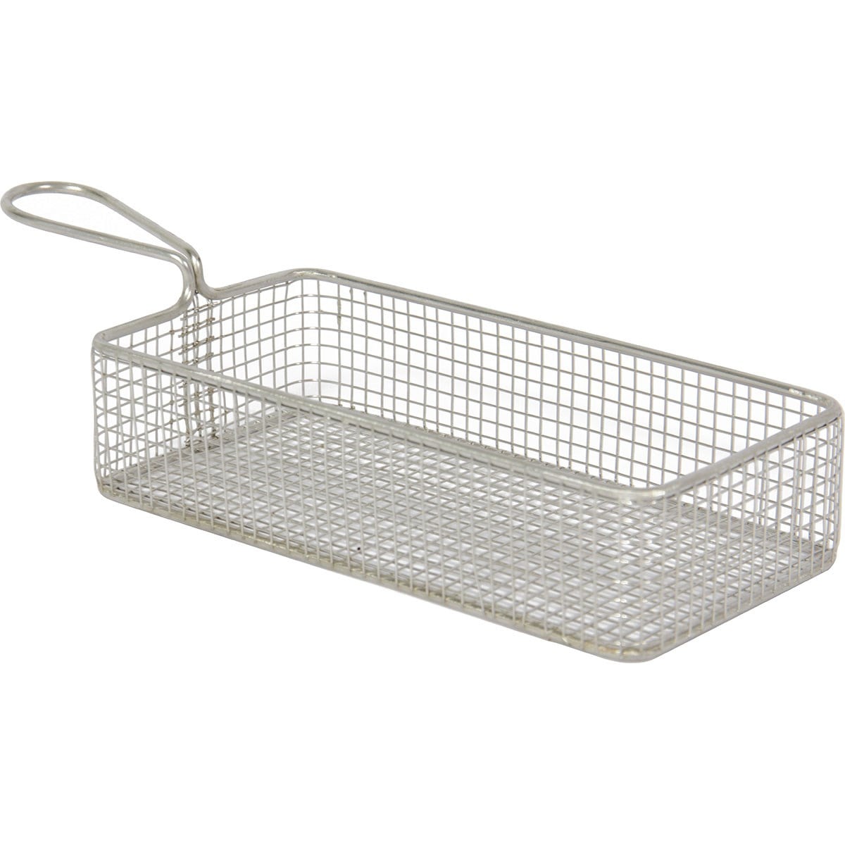 Öztiryakiler Gurmeaid Sunum Sepeti Paslanmaz Çelik Dikdörtgen 26x13x3,5 cm-GIDA SERVİS EKİPMANLARI - Demasan
