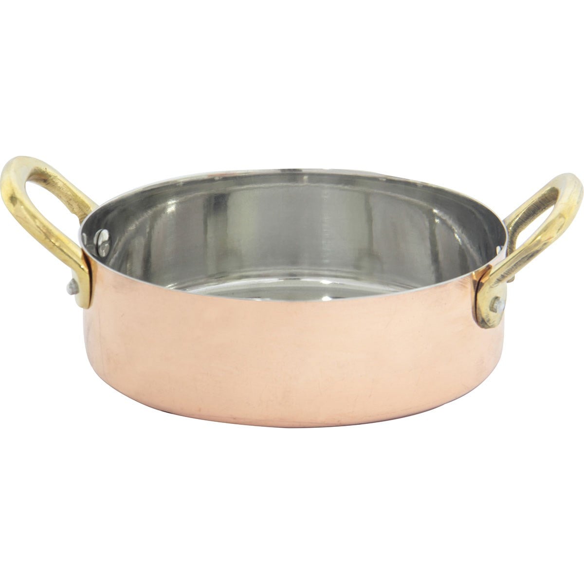 Öztiryakiler Gurmeaid Yumurta Sahanı Dışı Bakır İçi Paslanmaz Çelik 16 cm-GIDA SERVİS EKİPMANLARI - Demasan
