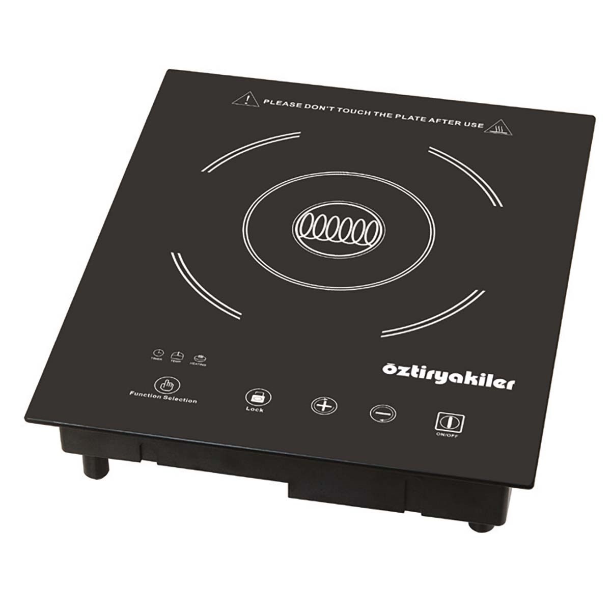 Öztiryakiler İndiksüyonlu Isıtıcı Gömme 500-2000 W 30.2x37.2x7.7 cm-İNDÜKSİYON OCAKLAR - Demasan
