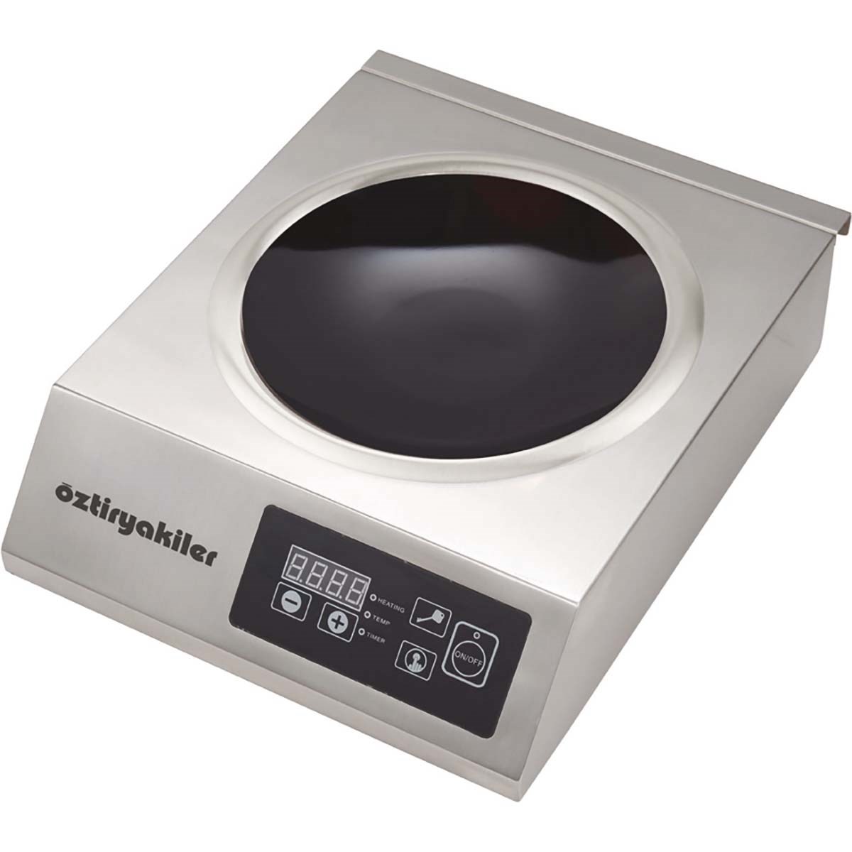 Öztiryakiler İndiksüyonlu Wok Isıtıcı-Pişirici Setüstü 500-3500 W 33.9x42.8x11.7 cm-İNDÜKSİYON OCAKLAR - Demasan
