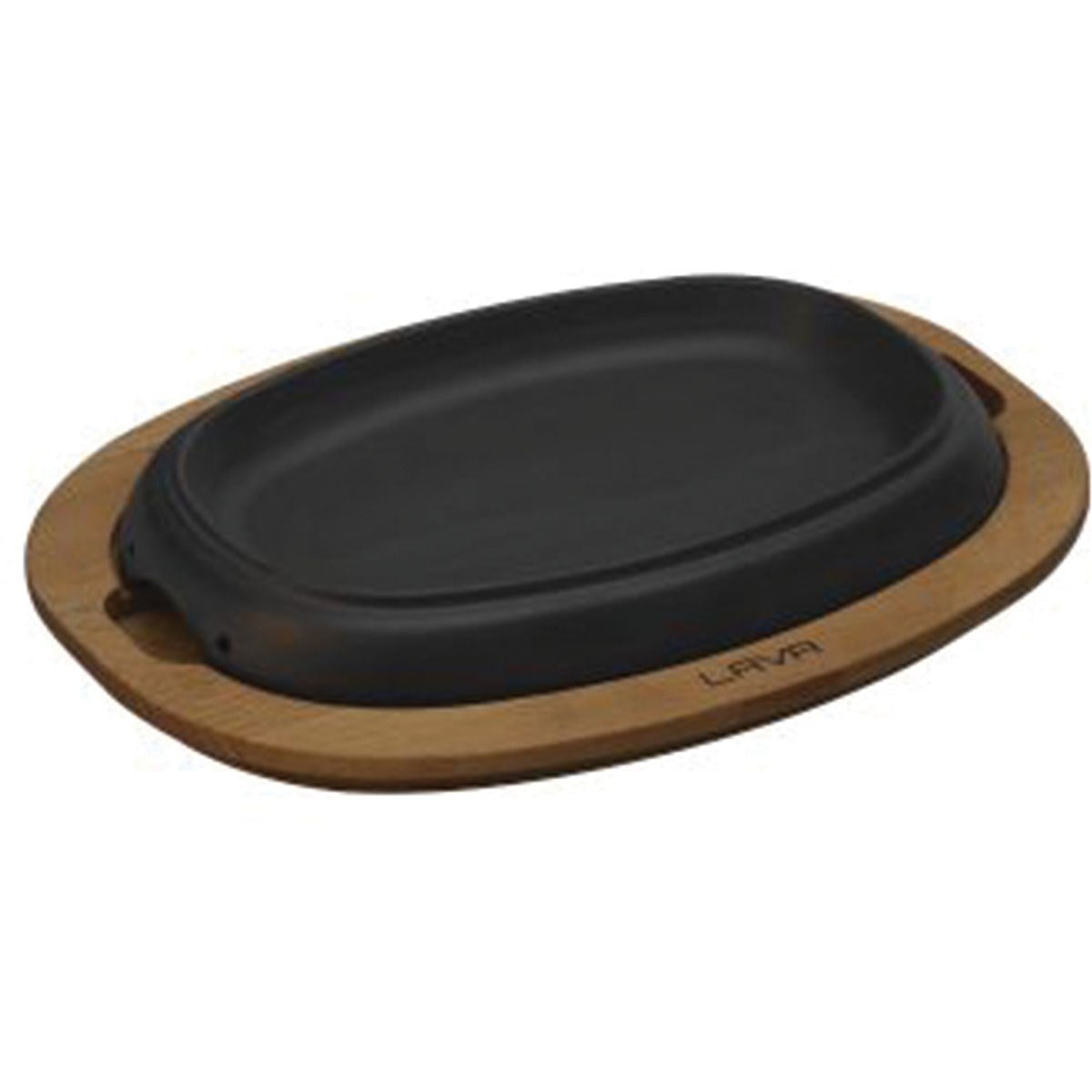 Öztiryakiler Lava Oval Hot Plate, Ahşap altlıklı. Ölçü 12x19cm. Lv Eco Hp 1219 T13 K4-TENCERELER - Demasan
