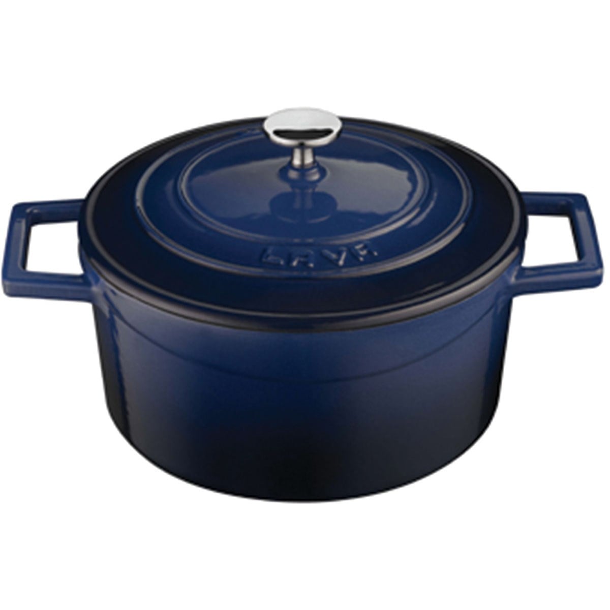 Öztiryakiler Lava Yuvarlak Tencere. Çap(Ø)24cm. - Mavi Lv Y Tc 24 K1 B-TENCERELER - Demasan
