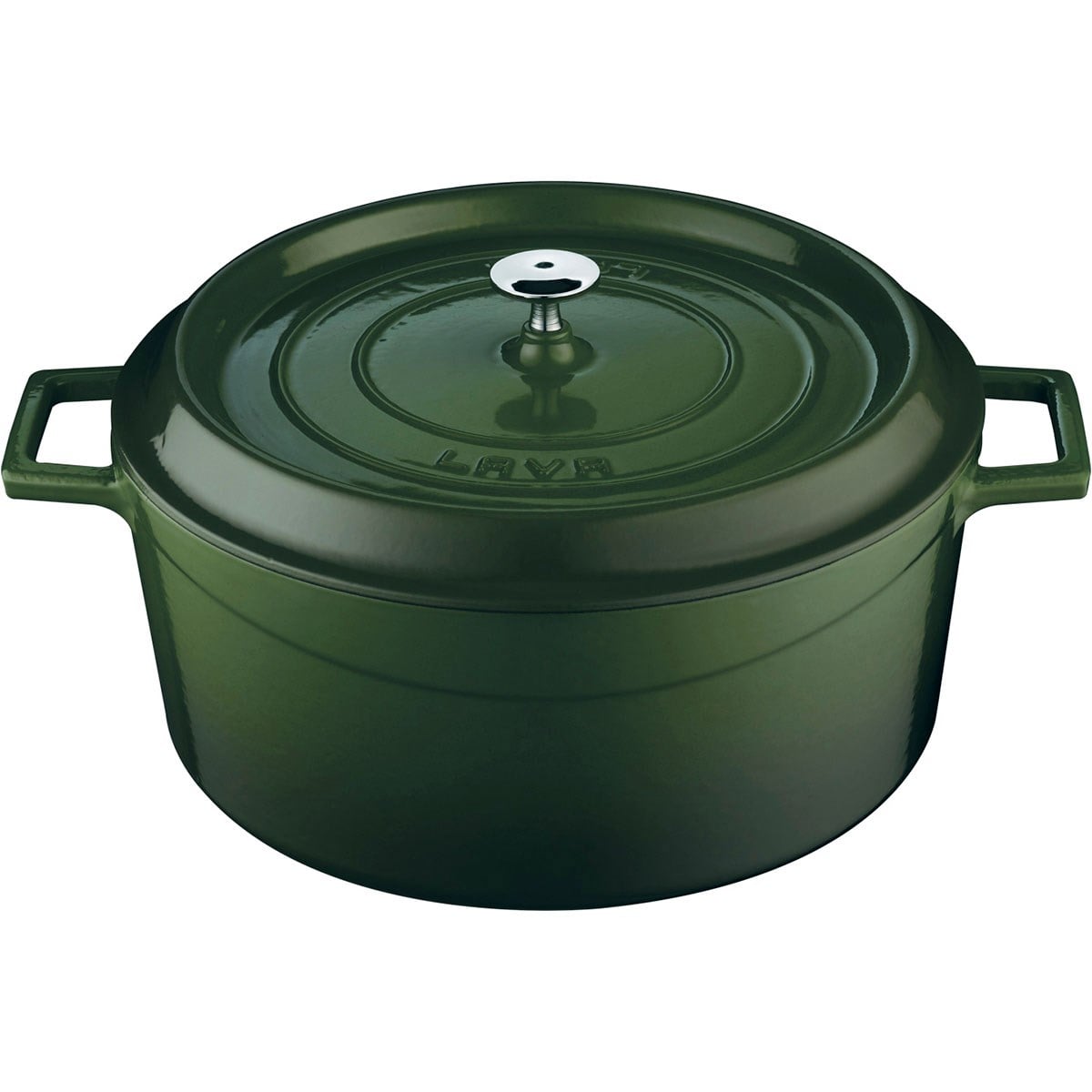 Öztiryakiler Lava Yuvarlak Tencere. Çap(Ø)24cm. - Yeşil Lv Y Tc 24 K1 G-TENCERELER - Demasan
