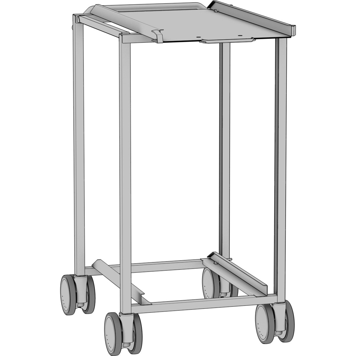Öztiryakiler Rational Mobil Tepsi Standı İçin Taşıma Arabası Tip 6-1/1 Ve 10-1/1-TEPSİ TAŞIMA ARABALARI - Demasan
