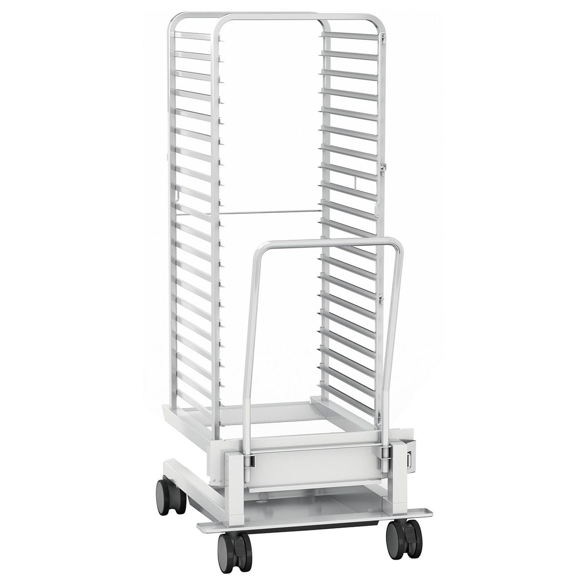 Öztiryakiler Rational Mobil Tepsi Standı, Tip 20-1/1 Standart, 20 Raflı-TEPSİ TAŞIMA ARABALARI - Demasan

