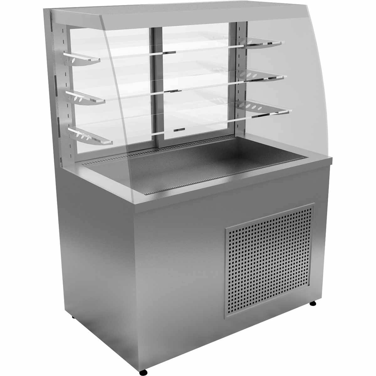 Öztiryakiler Teşhir - Self Servis - Soğuk - 100 cm-SICAK TEŞHİR ÜNİTELERİ - Demasan
