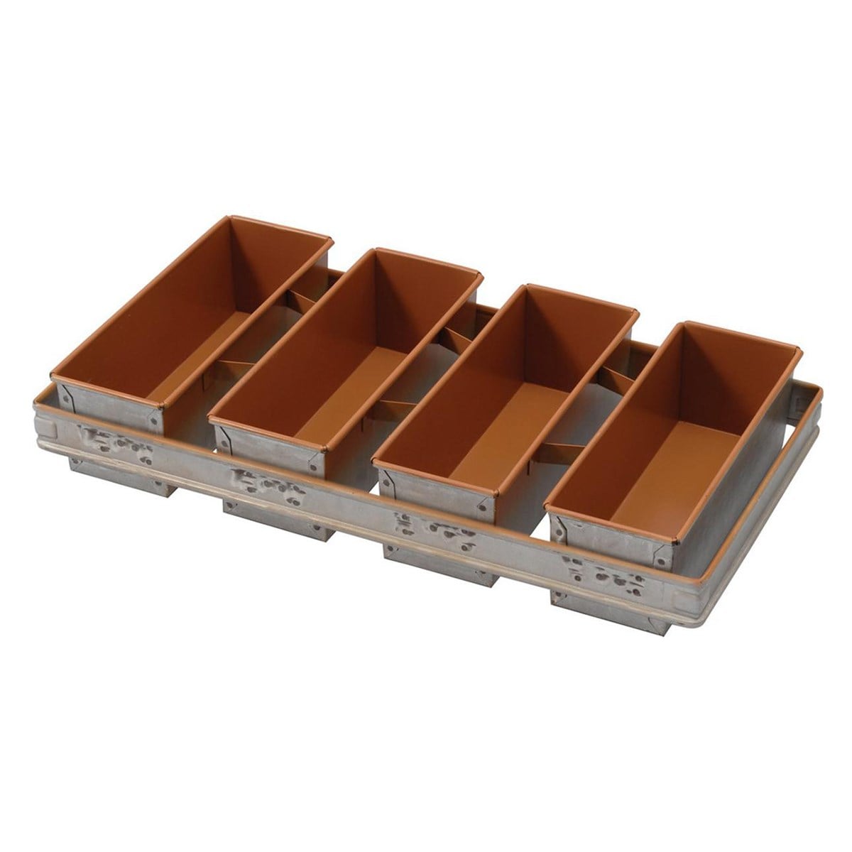 Öztiryakiler Tost Tavası Kapaklı 5'li 10x10x30 Teflonlu-ENDÜSTRİYEL TAVA VE TEPSİLER  - Demasan

