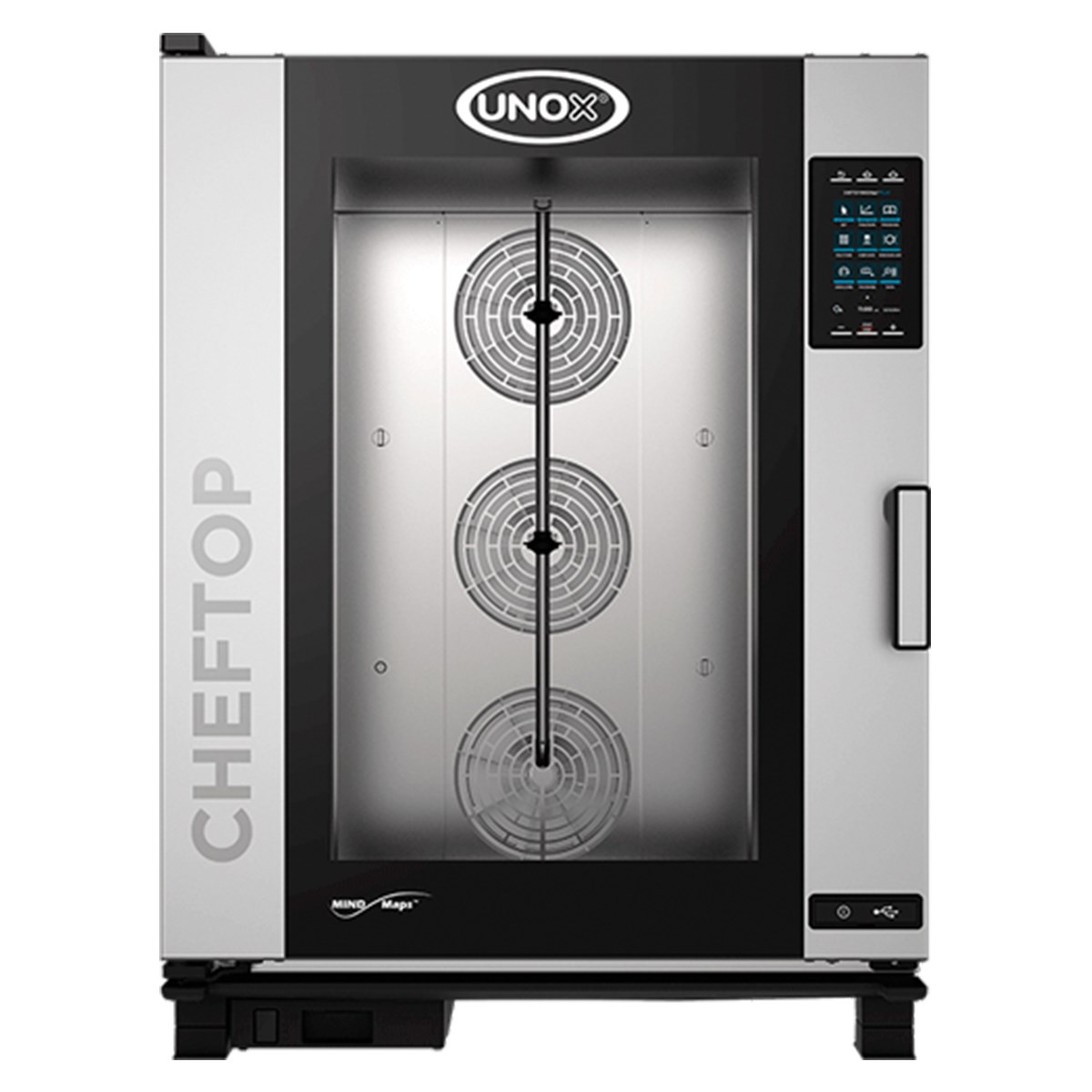 Öztiryakiler Unox Chef Top 10 GN 2/1 Kombi Fırın Gazlı Plus Model + Kurulum Kiti Girilmeli-KONVEKSİYONEL FIRINLAR - Demasan

