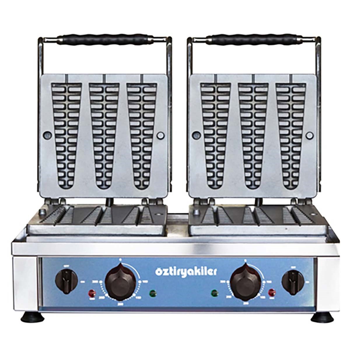Öztiryakiler Waffle Makinesi Cubuklu İkili-SNACK SERİ PİŞİRİCİLER - Demasan
