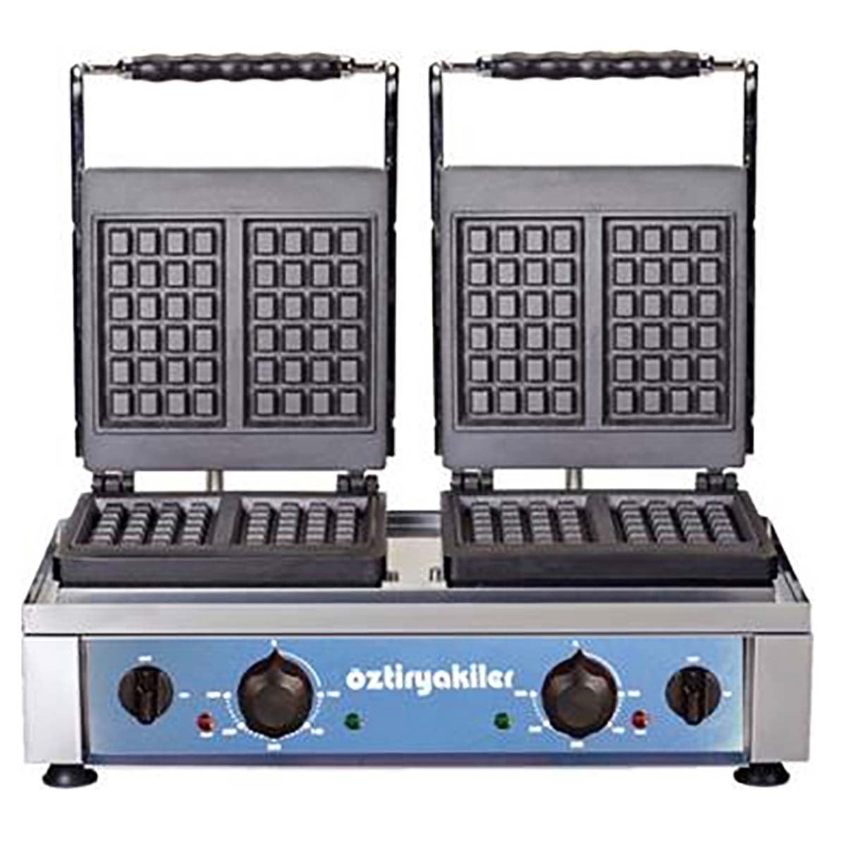 Öztiryakiler Waffle Makinesi İkili Kare Wkm 25 02-SNACK SERİ PİŞİRİCİLER - Demasan
