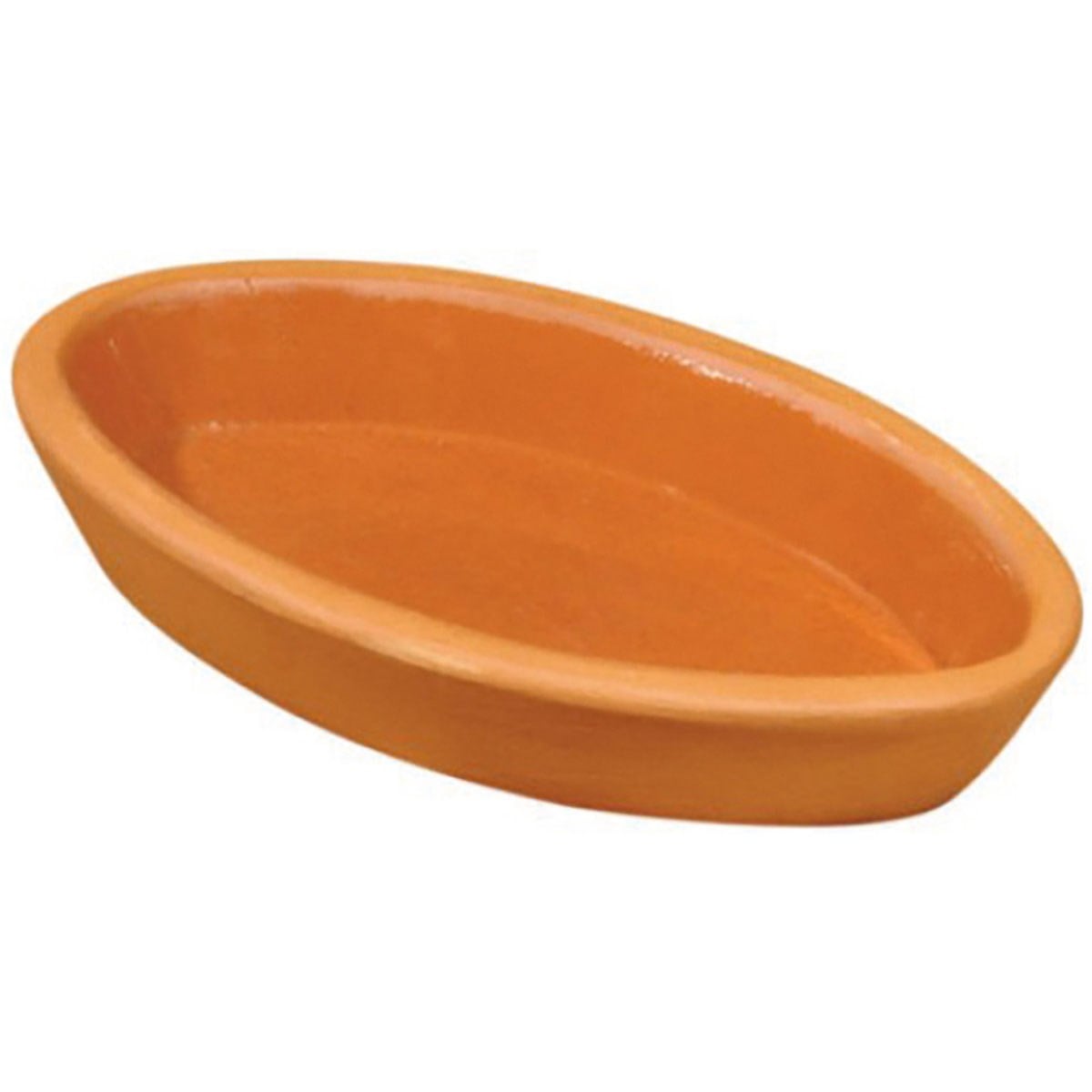 Öztiryakiler Yarım Sırlı Oval Tava 25x13 cm-GIDA SERVİS EKİPMANLARI - Demasan
