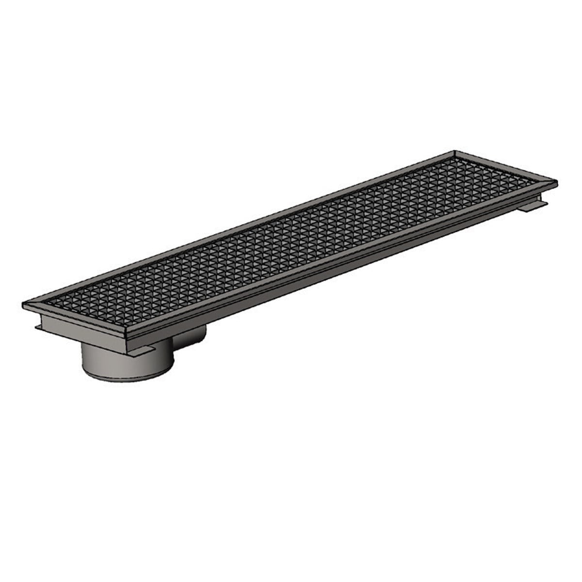 Öztiryakiler Yer Izgarası Tavalı Kenardan Sifonlu -Arkadan Çıkışlı Q100 Pvc 1620x290-Yer Izgaraları ve Zemin Süzgeçleri - Demasan
