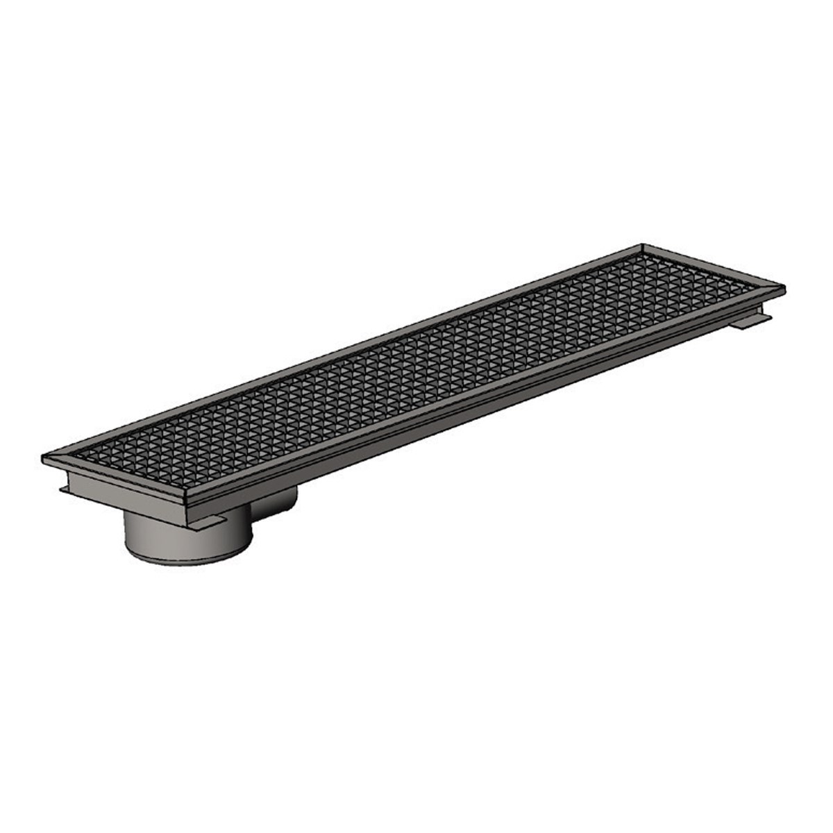 Öztiryakiler Yer Izgarası Tavalı Kenardan Sifonlu -Arkadan Çıkışlı Q50 Pvc 940x290-Yer Izgaraları ve Zemin Süzgeçleri - Demasan

