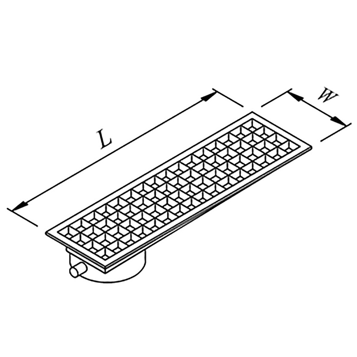 Öztiryakiler Yer Izgarası Tavalı Kenardan Sifonlu -Önden Çıkışlı Q50 Pvc 740x290-Yer Izgaraları ve Zemin Süzgeçleri - Demasan
