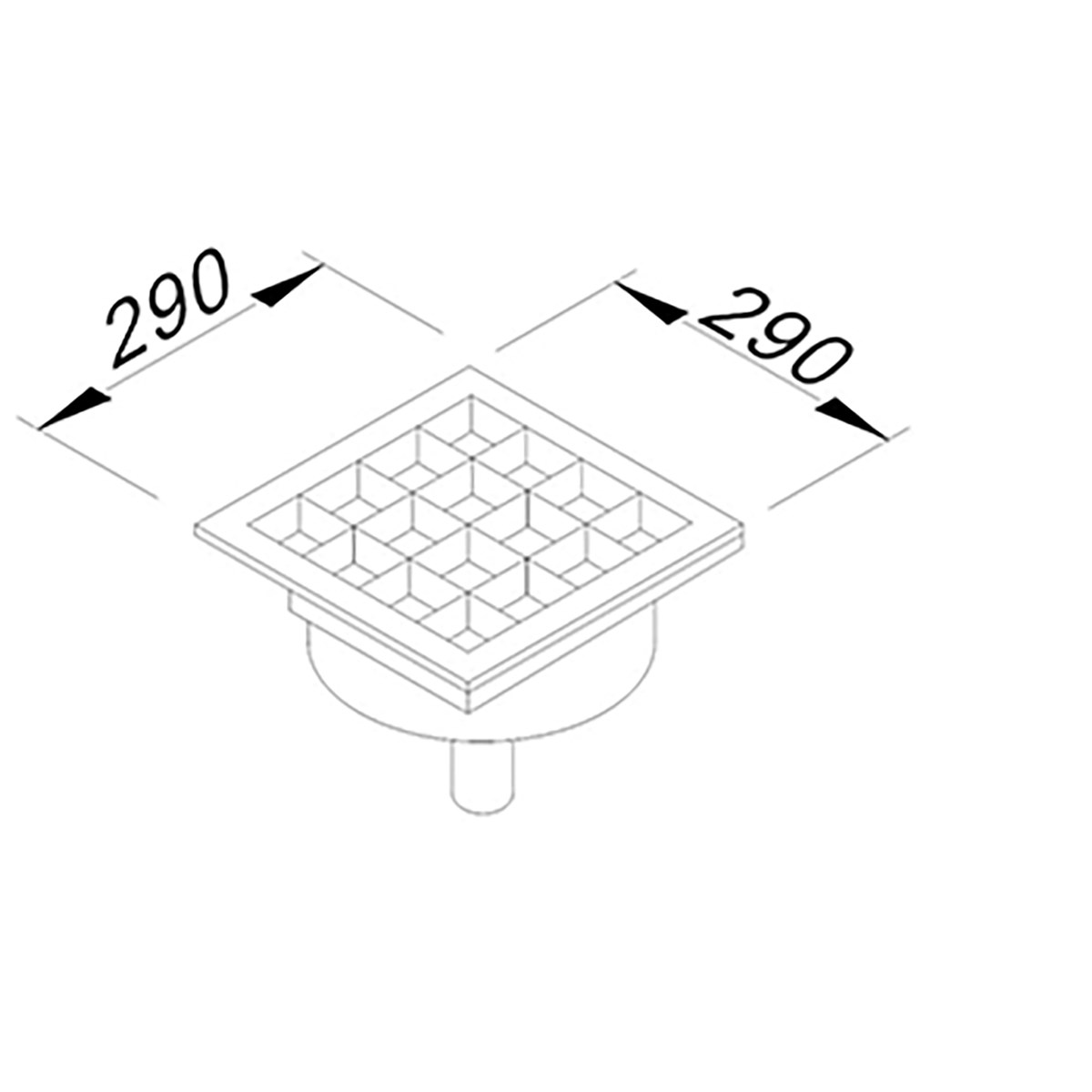 Öztiryakiler Yer Izgarası Tavalı Ortadan Sifonlu Alttan Çıkışlı Q50 Pvc 290x290-Yer Izgaraları ve Zemin Süzgeçleri - Demasan
