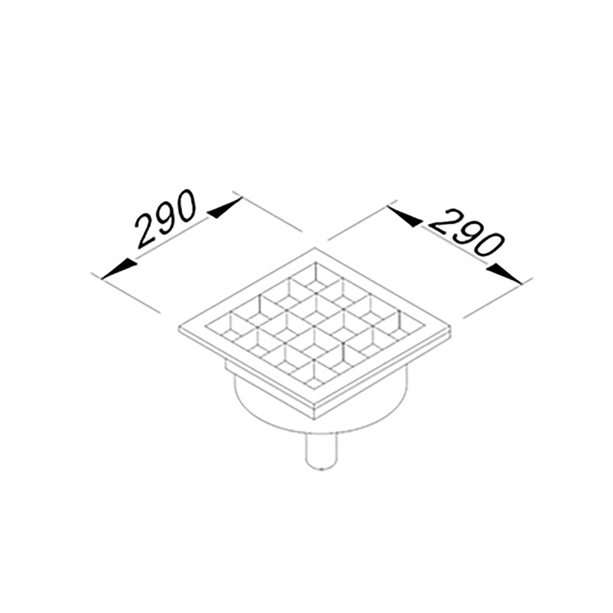 Öztiryakiler Yer Izgarası Tavalı Ortadan Sifonlu Alttan Çıkışlı Q 70 Pvc 290x290-Yer Izgaraları ve Zemin Süzgeçleri - Demasan
