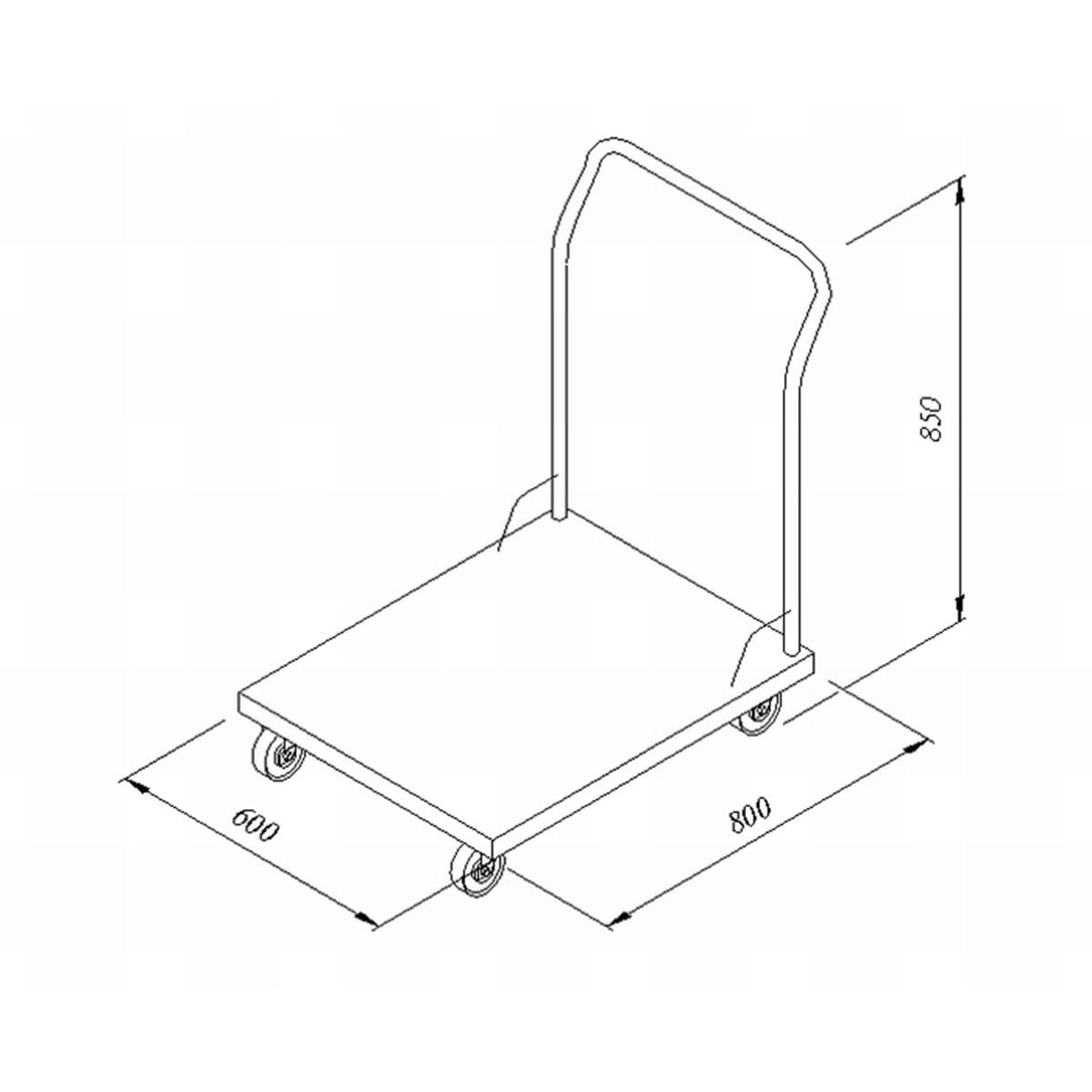 Öztiryakiler Yuk Tasıma Arabası 60x80