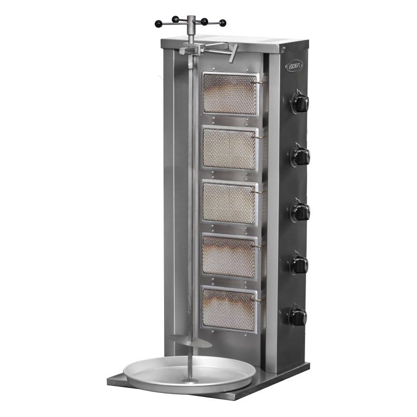 Pimak DO8/M78 Gazlı Döner Ocağı, Ekonomik Model, 5 Radyanlı, 47x52x120 cm-SABİT DÖNER OCAKLARI  - Demasan
