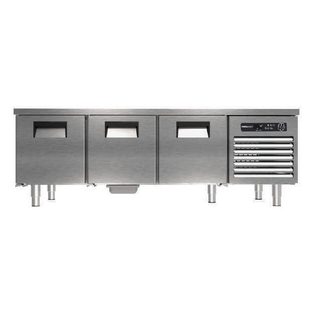Portabianco CA-3D60 Cihaz Altı Derin Dondurucu, 3 Kapılı, 186,5x60x60 cm, AISI 304-TEZGAH TİPİ BUZDOLAPLARI - Demasan

