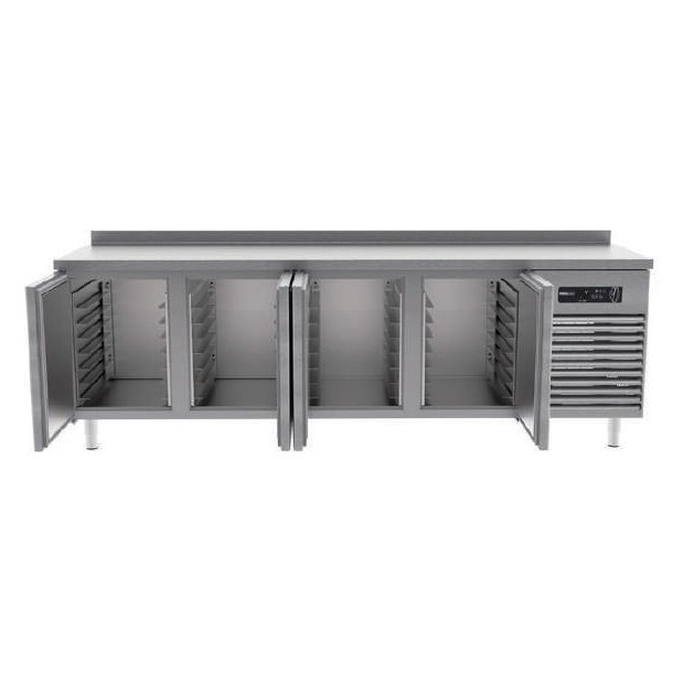 Portabianco PZA-4N80 Pizza Buzdolabı, 4 Kapılı, 265x80x85 cm, AISI 304-PİZZA HAZIRLIK DOLAPLARI - Demasan

