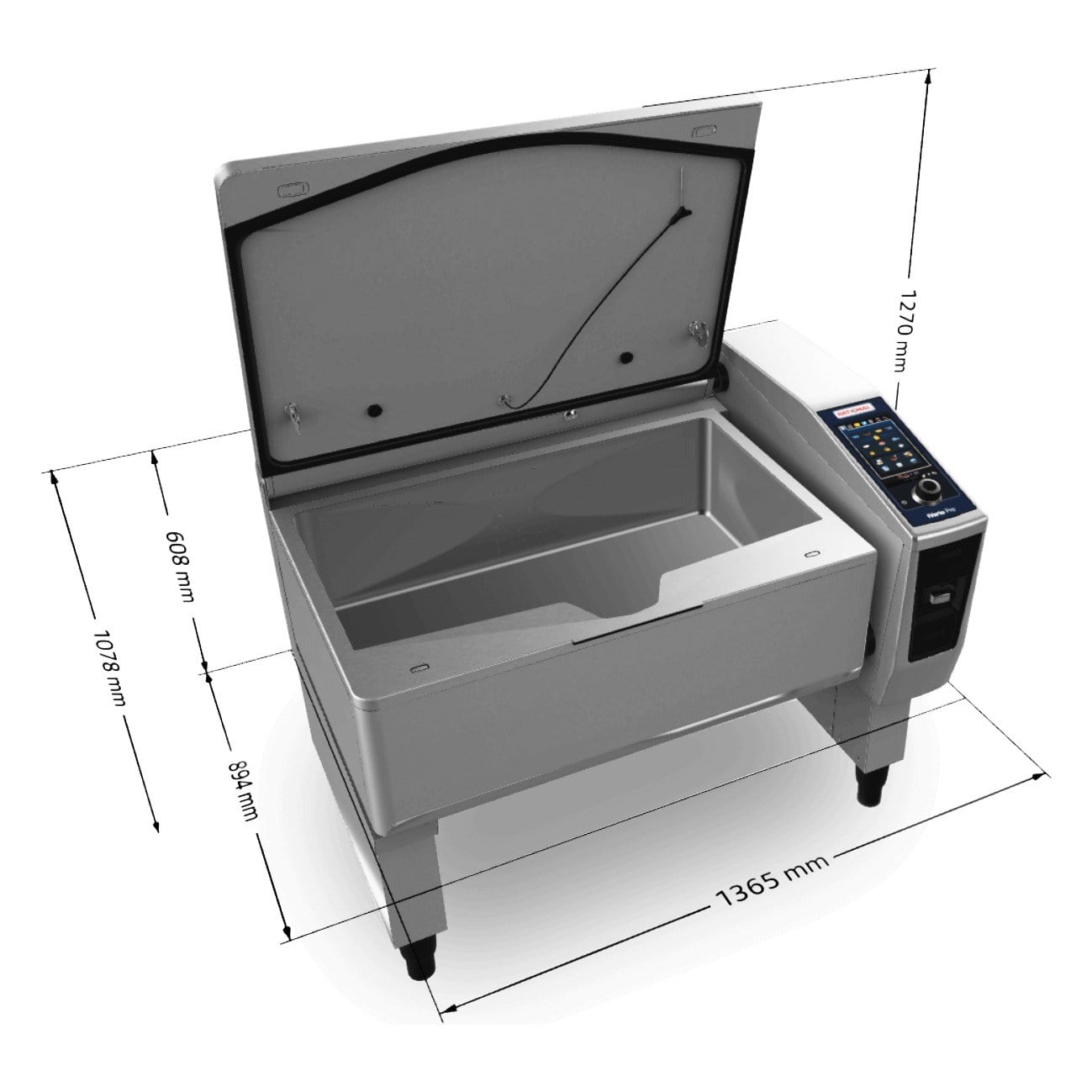 Rational iVario Pro XL Çok Fonksiyonlu Pişirme Sistemi, 150 Litre, Elektrikli-DEVRİLİR TAVALAR - Demasan
