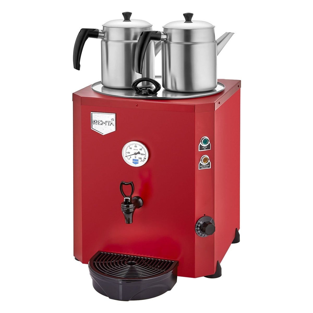 Remta DE11 2 Demlikli Jumbo Çay Makinesi 23 lt-ÇAY MAKİNELERİ VE ÇAY KAZANLARI - Demasan
