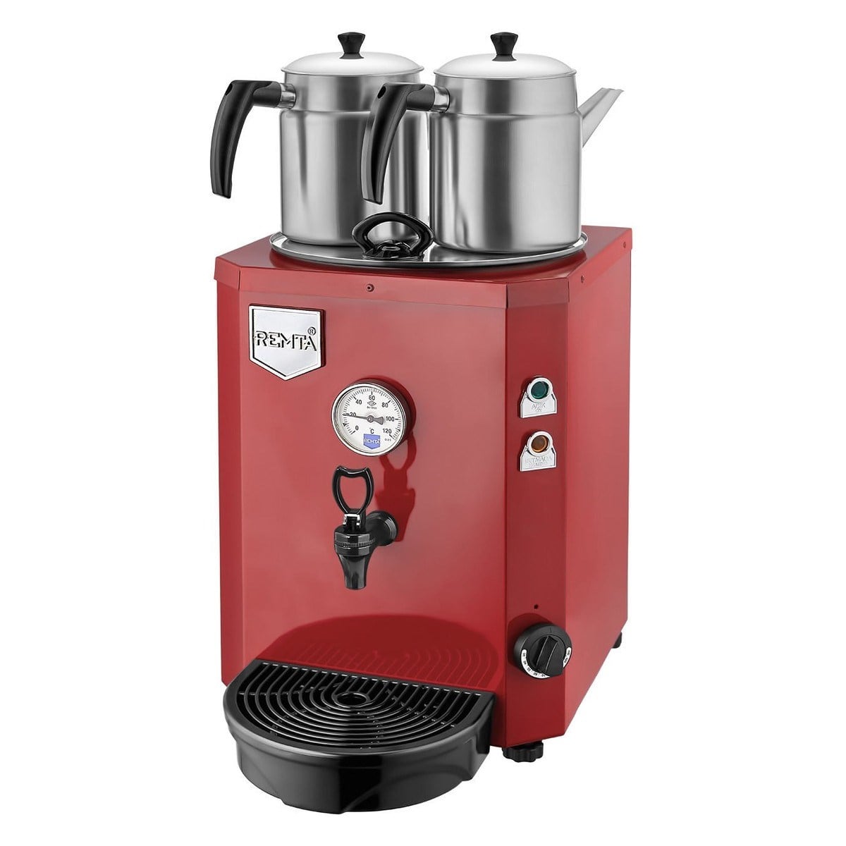Remta DE12 2 Demlikli Jumbo Çay Makinesi 15 lt-ÇAY MAKİNELERİ VE ÇAY KAZANLARI - Demasan
