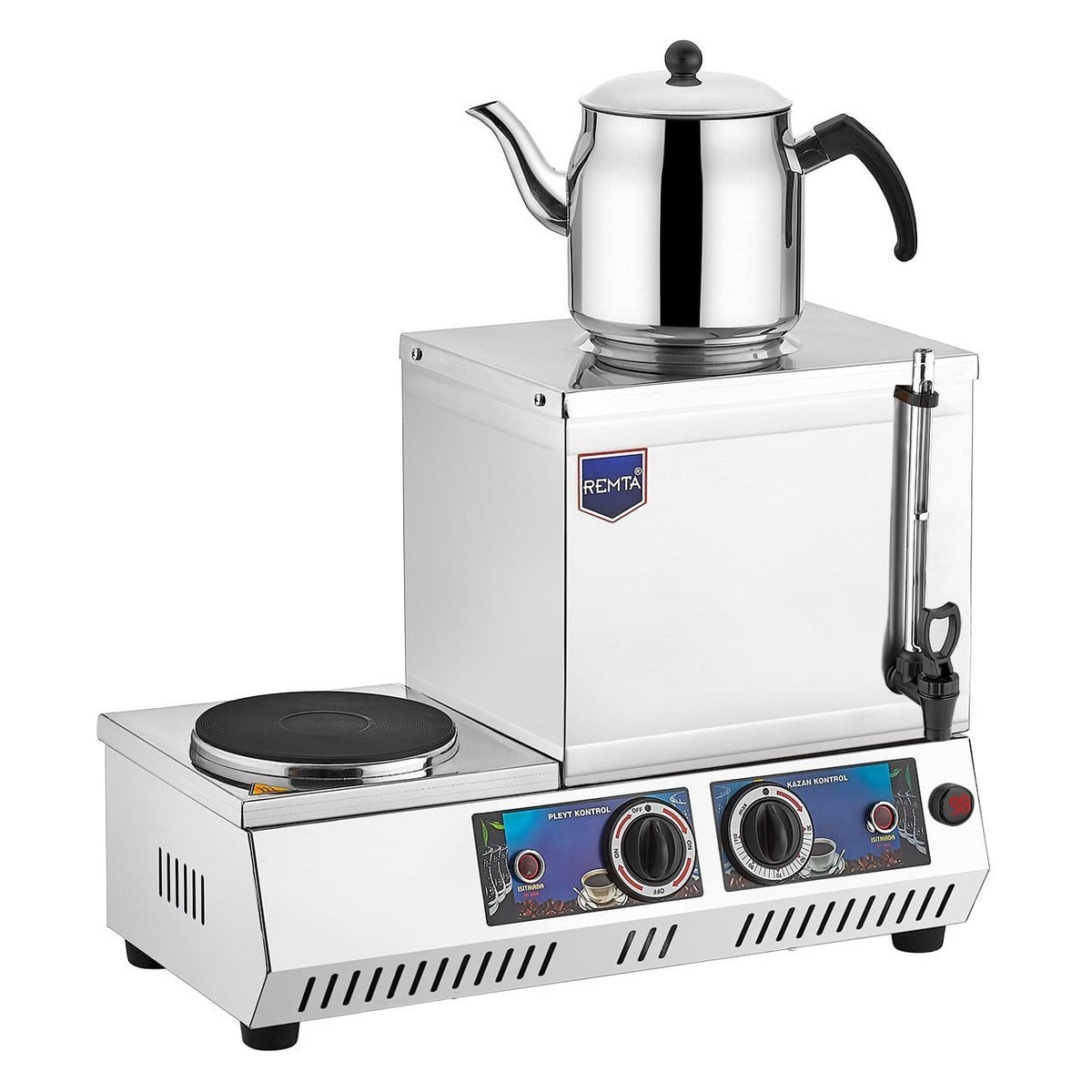 Remta K30 15 Model Elektrikli Çay Ocağı 14 lt-KAHVECİ (YEDEKLERİ) OCAKLARI - Demasan
