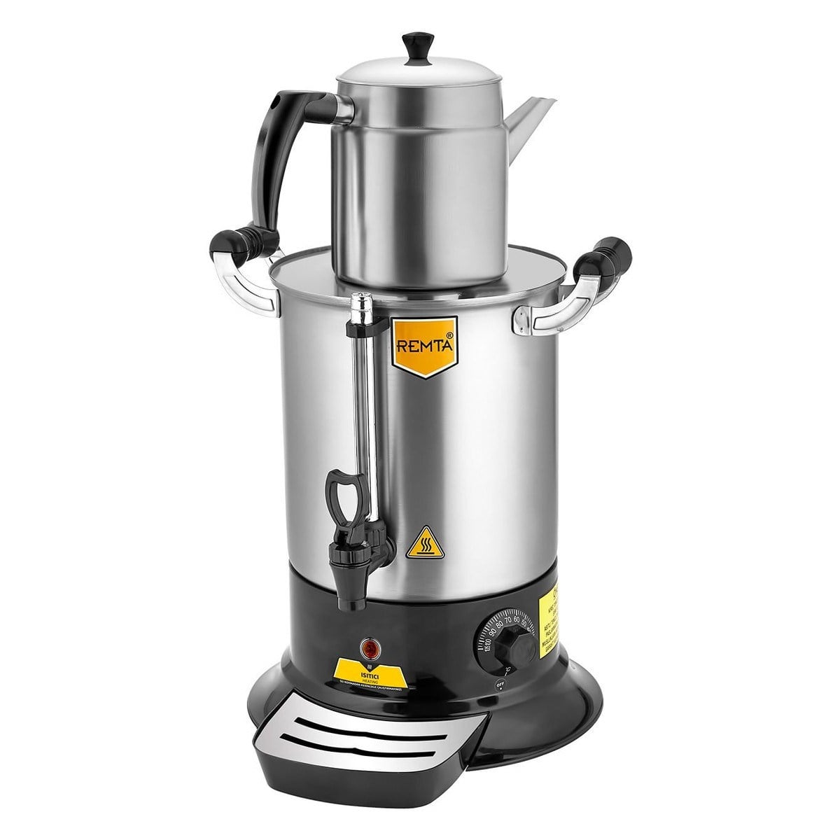 Remta PT11 Platin Model Tek Demlikli Çay Makinesi 9 lt (Demlik Dahil) - PT11-ÇAY MAKİNELERİ VE ÇAY KAZANLARI - Demasan
