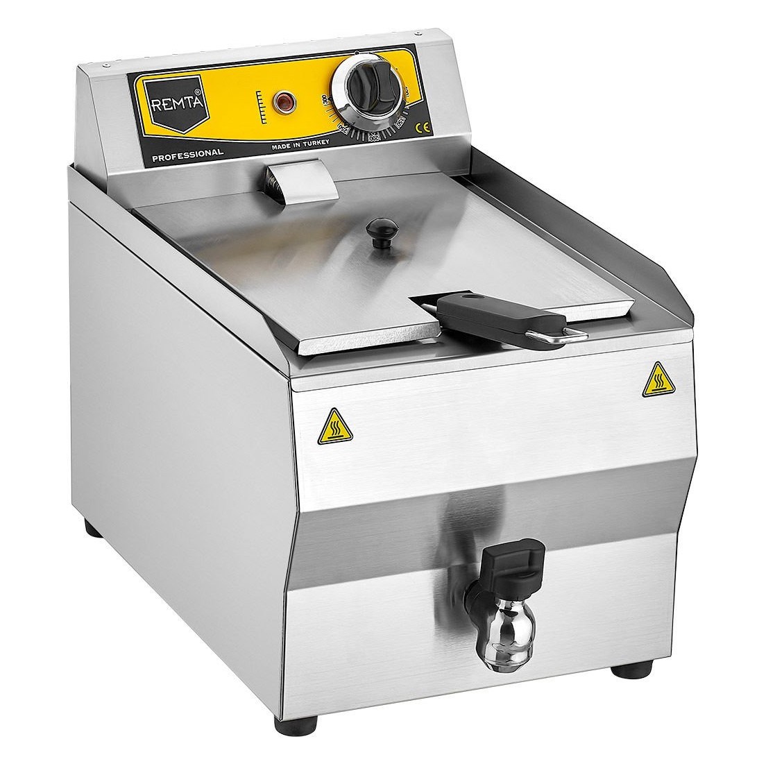 Remta R110 8 lt Yağ Tahliye Musluklu Elektrikli Fritöz-ELEKTRİKLİ FRİTÖZLER - Demasan
